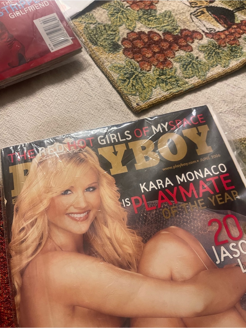Playboy June 2006 Kara Monaco Playmate of the Year Jason Lee MySpace VG+/FN